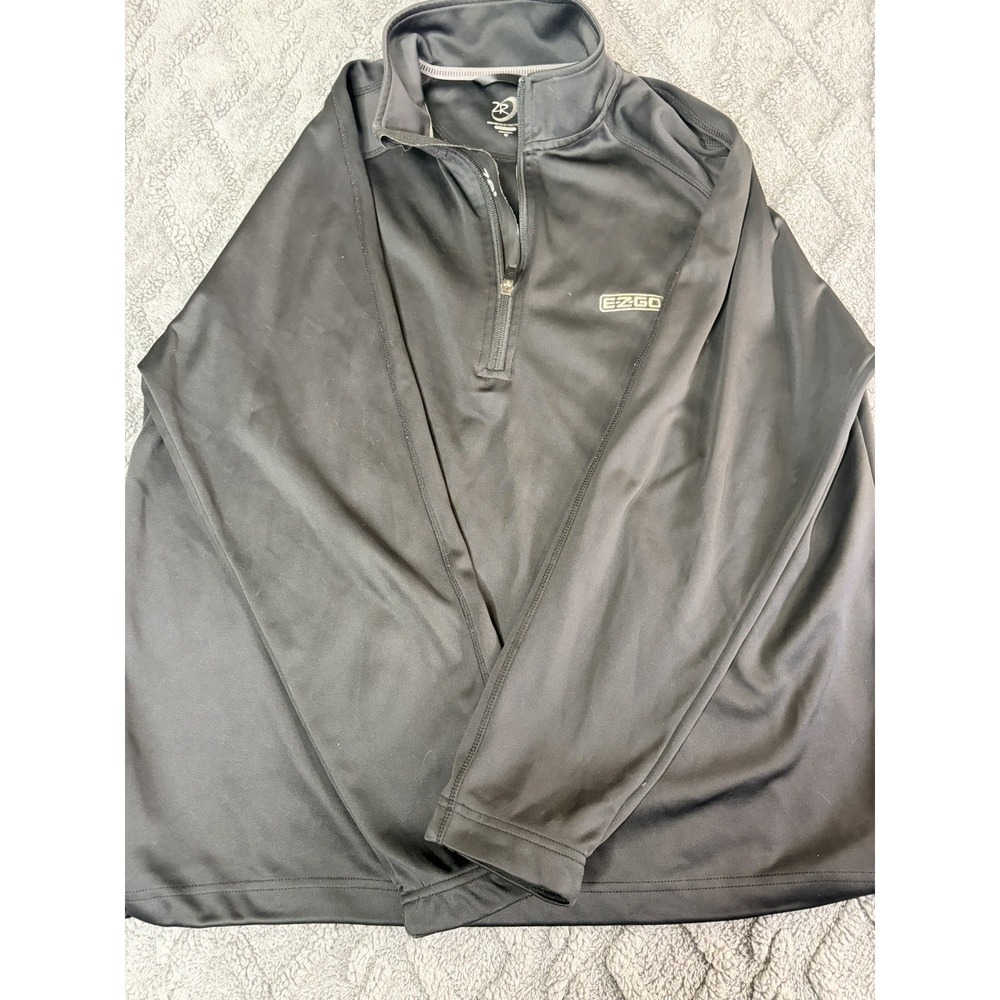 Zero Restriction Tour Series Golf Pullover Mens Medium Gray 1/4 Zip Jacket